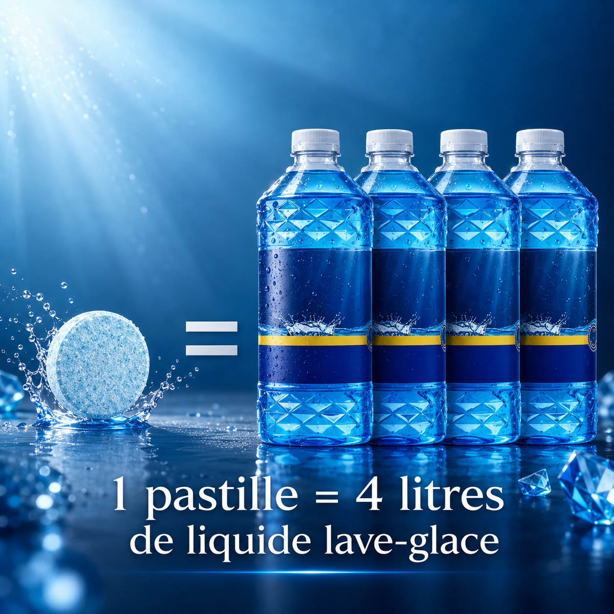 SqualeGlass — Pastille Effervescentes Lave Glace Haute Efficacité