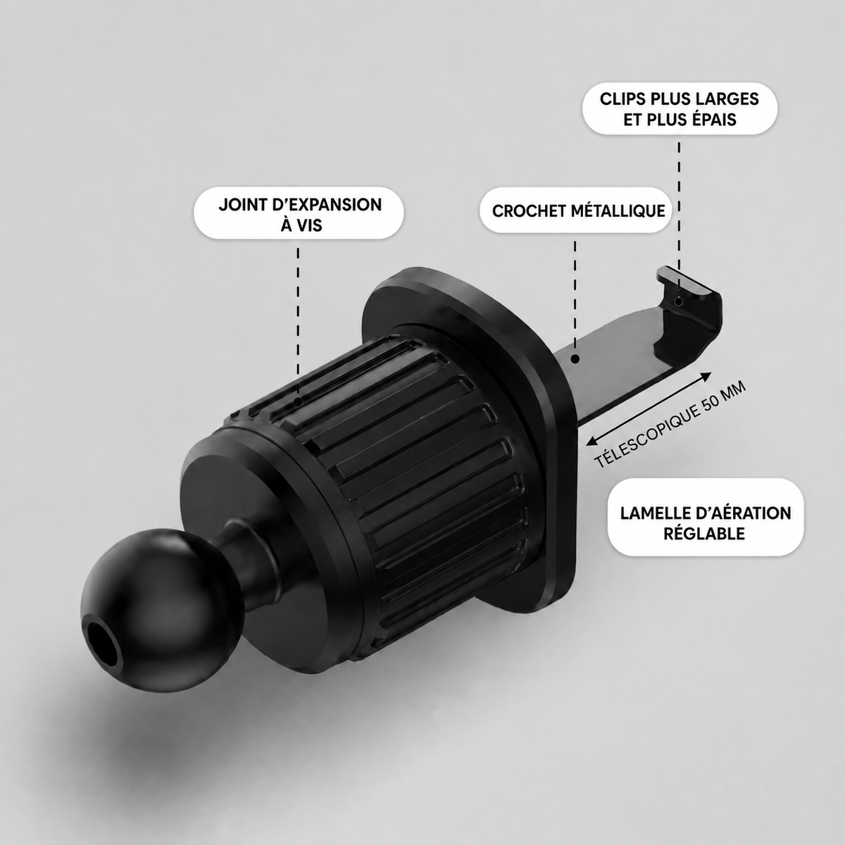 SqualeGravity — Support Téléphone à Gravité