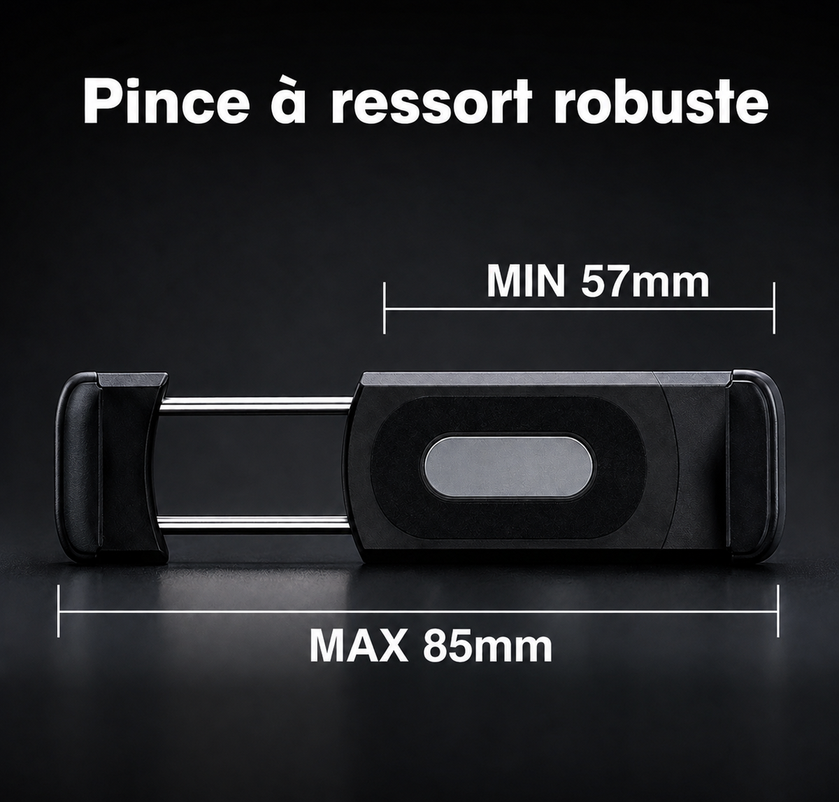 SqualeVent — Support Téléphone 360° sur Grille d’Aération